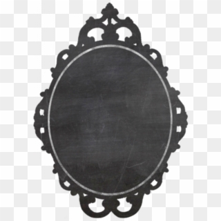 #chalkboard #decoration #sign #black #vintage #label - Mirror Png, Transparent Png