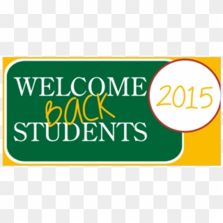 Welcome Back Students Vinyl Banner With Chalkboard - Week, HD Png Download