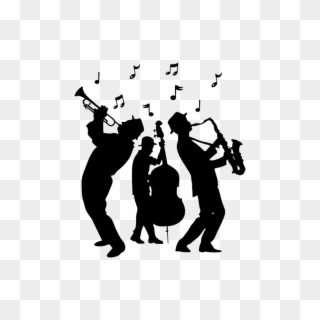 Jazz Musician Png Picture - Jazz Band Silhouette, Transparent Png