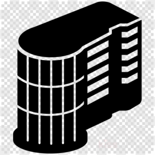 Download Building Icon Png Black And White Clipart - Building Icon Png Black And White, Transparent Png
