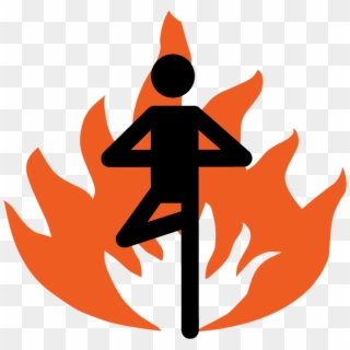 Look For Flames To See The Intensity Of The Class - Lansing Hot Yoga, HD Png Download