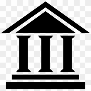 Columns Clipart Building Icon - Trading Building Icon, HD Png Download