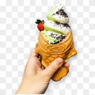 Red Bean, Taro, Custard, And Nutella Filling Options - Gelato, HD Png Download