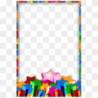 4shared Borders For Paper, Borders And Frames, Page - Stars Frames And Borders Clipart Png, Transparent Png