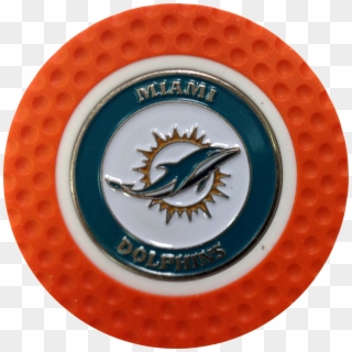 Golf Ball Marker Nfl Miami Dolphins - Emblem, HD Png Download