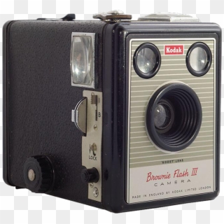 Time Names Kodak And Polaroid Cameras Two Of The 'most - Kodak Brownie Flash 3, HD Png Download