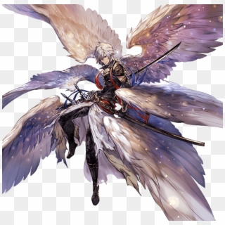 640 Anime Demon Boy, Anime Boys, Anime Angel, Warrior - Granblue Fantasy Angel, HD Png Download