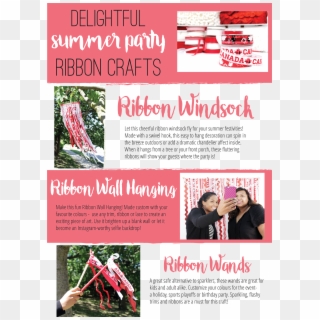 Delightful Ribbon Crafts - Flyer, HD Png Download