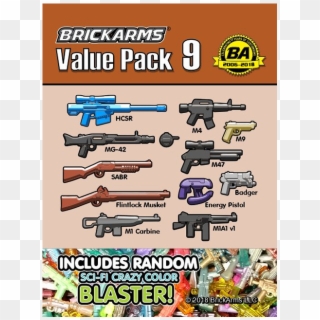 Brickarms Value Pack - Brickarms Value Pack 9, HD Png Download
