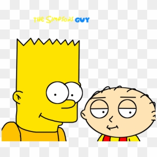 Simpson And Stewie Griffin - Bart Simpson, HD Png Download