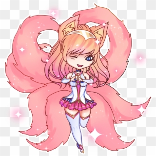 Chibi Star Guardian Ahri - Star Guardian Ahri Chibi, HD Png Download