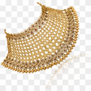Fabulous Royal Gold Choker Necklace - Choker Necklace Gold Png, Transparent Png