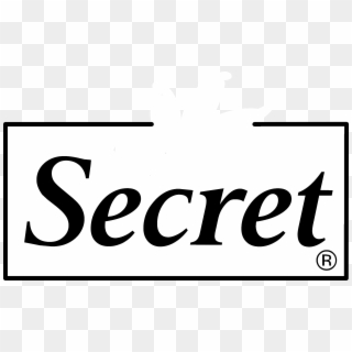Secret Logo Black And White - Secret, HD Png Download