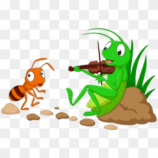 La Hormiga Y El Grillo - Ant And Grasshopper Summer, HD Png Download