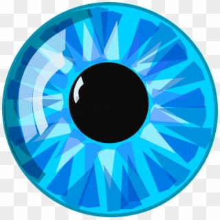 Free Png Cartoon Blue Eye Png Image With Transparent - Iris Eye Clipart, Png Download