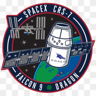 The Font Is Similar To The Spacex Logo, Which Hasn't - Falcon 9 Mission Patch, HD Png Download