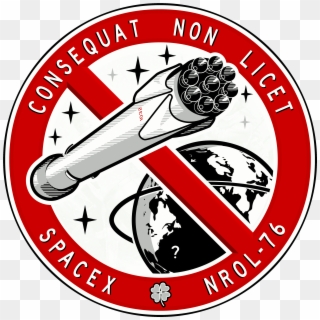 Nrol-76 Unofficial Mission Logo - Emblem, HD Png Download