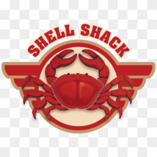 Seafood Clipart Crab Shell - Shell Shack Logo, HD Png Download