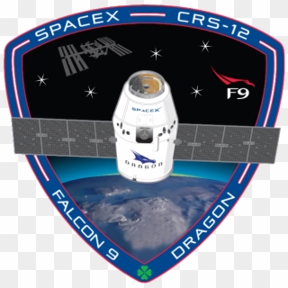 Mission Patch - Spacex Crs 12 Patch, HD Png Download