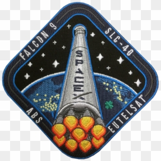 Spacex Eutelsat Abs / Slc-40 Patch, HD Png Download