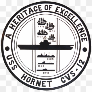 Uss Hornet Shield 1960s - Circle, HD Png Download