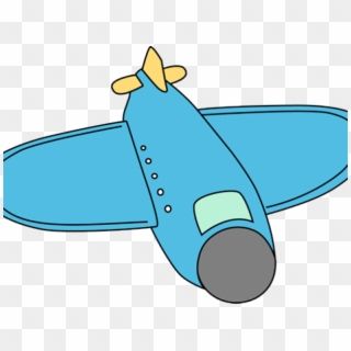 Cute Airplane Clipart - Cute Blue Airplane Cartoon Png, Transparent Png