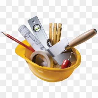 Construction Tools Png Clipart Black And White, Transparent Png