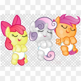My Little Pony Com Sweetie Belle Baby Clipart Sweetie - Mlp Baby Apple Bloom, HD Png Download