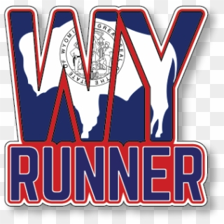 Wy Runner - Flag - 4 - - Graphic Design, HD Png Download