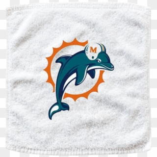 Nfl Miami Dolphins Football Rally Towels Png Miami - Miami Dolphins 1997 Logo, Transparent Png