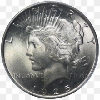 Us Peace Silver Dollars - Dime, HD Png Download