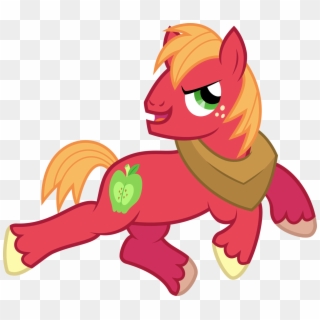 Pony Applejack Big Mcintosh Mammal Fictional Character - Mlp Big Mac Fighting, HD Png Download
