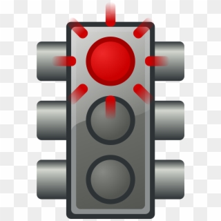 This Free Icons Png Design Of Flashing Red Traffic, Transparent Png