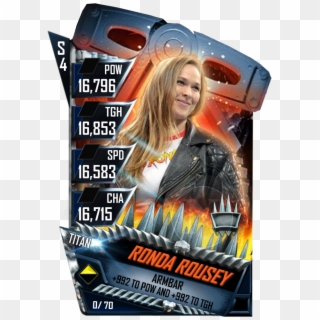 Jb - Wwe Supercard Ronda Rousey, HD Png Download