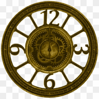 There's An Abundance Of Clocks, Gears, Clusters And - Steampunk Clock Face Png, Transparent Png