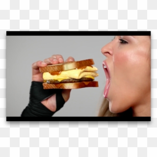 Ronda Rousey - Eating, HD Png Download