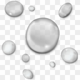 Ftestickers Water Bubbles Deffec Transparent Background - Realistic Water Drop Png, Png Download