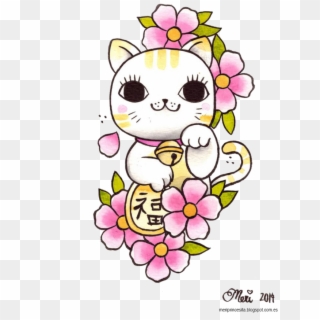 Maneki Neko Png Clipart - Maneki Neko Cat Tattoo, Transparent Png -  700x999(#1558048) - PngFind