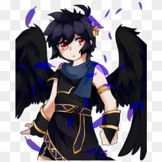Was Playing Wayy Too Much Kid Icarus Uprising When - Dark Pit Fanart, HD Png Download