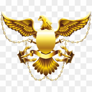 Gold Eagle Shield High Res - Eagle Shield Logo Png, Transparent Png