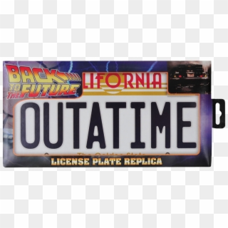 Back To The Future™ Outatime License Plate Replica - Back To The Future License, HD Png Download