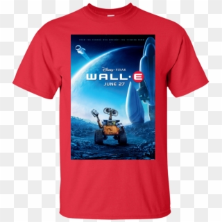 Wall E Movie Poster T-shirt - Wall E 2008 Poster, HD Png Download