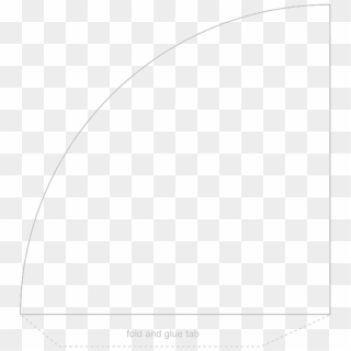 Cone Party Hat Template - Circle, HD Png Download