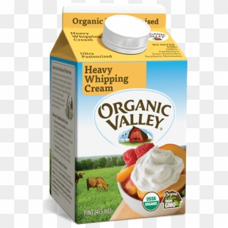 Pint Heavy Whipping Cream, Ultra Pasteurized, - Organic Valley Heavy Cream, HD Png Download