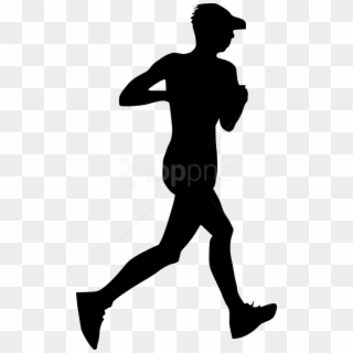 Free Png Man Running Silhouette Png Images Transparent - Person Running Silhouette Png, Png Download