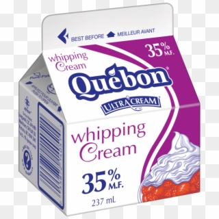 Québon Whipped Cream 35% 237 Ml - Quebon, HD Png Download