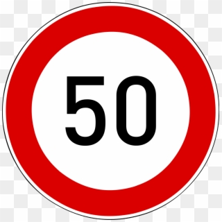 Hungary Road Sign C 033 - End Of Minimum Speed Sign, HD Png Download
