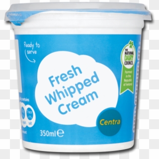Centra Fresh Whipped Cream 350ml - Plastic, HD Png Download