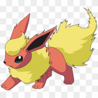 Pokemon Clipart Anime Character - Flareon Pokemon, HD Png Download