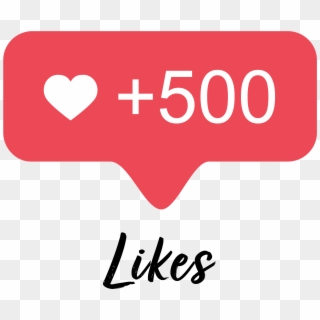 500 Instagram Photo Likes - 500 Likes Instagram, HD Png Download